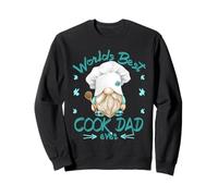 Worlds Best Cook Dad Funny Cooking GNOME for Fathers Day Felpa