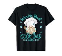 Worlds Best Cook Dad Funny Cooking GNOME for Fathers Day Maglietta