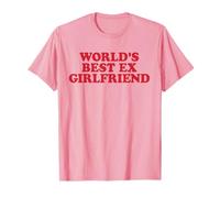 World's Best Ex Girlfriend Cool Tee Maglietta Unisex Adulti Pink Size S