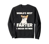 World's Best Farter I Mean Father Funny Dog Fathers Day Felpa