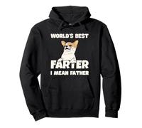 World's Best Farter I Mean Father Funny Dog Fathers Day Felpa con Cappuccio