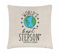 World's Best Figliastro Cuscino Cover Scherzo Divertente Migliore Awesome Family