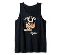 World's Best Frenchie Mom Floral Bulldog Francese Mama Canotta