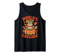 World's Best Frog Catcher Funny Frog Fall Season Canotta