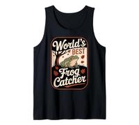 World's Best Frog Catcher Funny Frog Fall Season Canotta