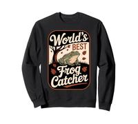World's Best Frog Catcher Funny Frog Fall Season Felpa