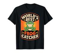 World's Best Frog Catcher Funny Frog Maglietta