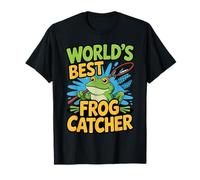 World's Best Frog Catcher Funny Frog Maglietta