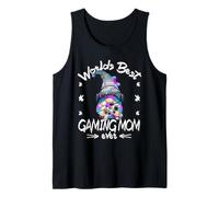 Worlds Best Gaming Mom Design for Women Funny Gamer GNOME Canotta