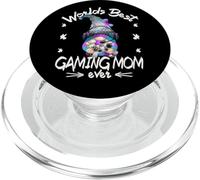 Worlds Best Gaming Mom Design For Women Funny Gamer Gnome PopSockets PopGrip per MagSafe