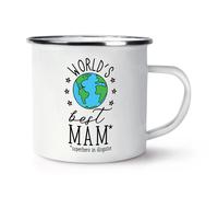 World's Best MAM Smalto Tazza Mamma Festa Della Giorno Bellissimo Compleanno