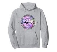 World's Best Mom Ever Hoodies for Women,Funny Best Mom Ever Felpa con Cappuccio