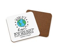 World's Best Psychologist Sottobicchiere Scherzo Divertente Favorito Psicologia