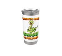 Worlds Best Snake Catcher Snake Hunter Pit Viper Snake Lover Bicchiere termico in acciaio inox doppia parete