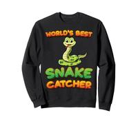 Worlds Best Snake Catcher Snake Hunter Pit Viper Snake Lover Felpa