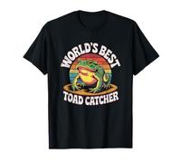 Worlds Best Toad Catcher Hunter Funny Anfibi Rospi Maglietta