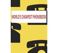 World's Cheapest Phonebook: Call Your Old Friends │ Document Important Number's You'll Forget!