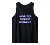 Worlds Dopest Husband Weed Dad Cannabis 420 Father Marijuana Canotta