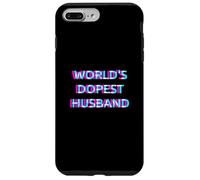 Worlds Dopest Husband Weed Dad Cannabis 420 Father Marijuana Custodia per iPhone 7 Plus/8 Plus