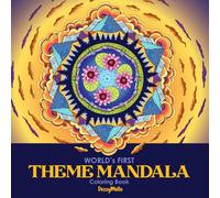 World's first theme mandala coloring book: 32 Unique simple, easy Mandala Coloring Book for Teens & Adults | Animal, Butterfly, Floral, Chakra, Zen & ... Mindful relaxation Perfect for Gifting