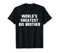 World's Greatest Big Brother Funny Family Maglietta