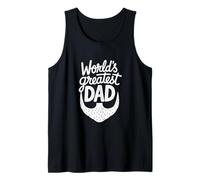 World's Greatest Dad Barba Design Tipografia Schizzo Grafica Canotta