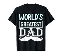 Worlds Greatest Dad/Father Day al Mondo Maglietta