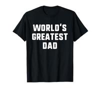 World's Greatest Dad Funny Family Maglietta