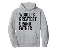World's Greatest Grandfather Il Migliore Nonno Divertente Felpa con Cappuccio