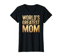 World's Greatest Mom - Scritta Divertente Maglietta