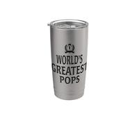 World's Greatest Pops Cool Grandpa Bicchiere termico in acciaio inox doppia parete