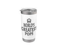 World's Greatest Pops Cool Grandpa Bicchiere termico in acciaio inox doppia parete