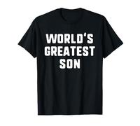 World's Greatest Son Funny Family Maglietta