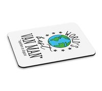 World's Migliore Van Uomo PC Computer Mouse Pad Divertente Favorito Courier Lato