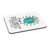 World's Migliore Violinista PC Computer Mouse Pad Divertente Favorito Violino
