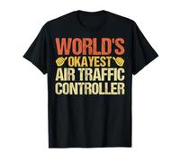World's Okayest Air Traffic Controller ATC Flight Control Maglietta