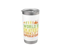 World's Okayest Certified Forklift Operator Evolution Bicchiere termico in acciaio inox doppia parete