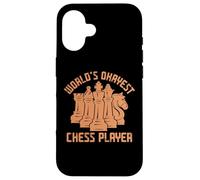Worlds Okayest Chess Player Custodia per iPhone 16