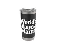 World's Okayest Dad Bicchiere termico in acciaio inox doppia parete