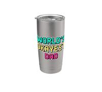 World's Okayest Dad Bicchiere termico in acciaio inox doppia parete