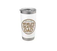World's Okayest Dad Bicchiere termico in acciaio inox doppia parete