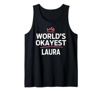World's Okayest Laura Funny Personalized Custom Laura Canotta