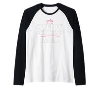 World's Okayest Laura Funny Personalized Custom Laura Maglia con Maniche Raglan