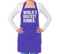 World's Okayest Runner - Unisex Adulti Grembiule - Corsa Run 10K 5K Marathon