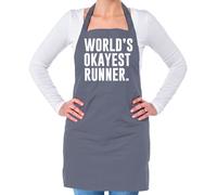 World's Okayest Runner - Unisex Adulti Grembiule - Corsa Run 10K 5K Marathon