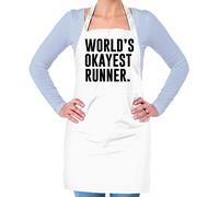 World's Okayest Runner - Unisex Adulti Grembiule - Corsa Run 10K 5K Marathon