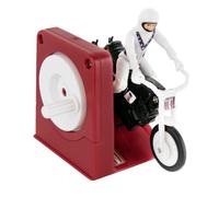 World's Smallest Evel Knievel Miniature Classic Wind Up Toy | Caratteristiche Rider, Stunt Cycle e Energizer Launcher | Action Figure | dai 8 Anni in su