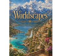 Worldscapes: A Realistic Geography & Landmarks Coloring Book for Adults