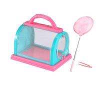 Worm Catcher, Butterfly Collecting Tool, Foldable Net Collector, Multifunctional Kit, Exploration Toy, Ideal for Hiking, Garden, Camping Adventures 7.68x6.69x5.91 Inch