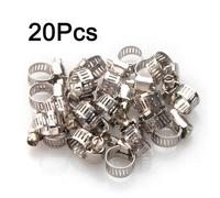 Worm Clip Accessori Tubi Ricambio 1/2 " -3/4 " Regolabile Acciaio Inox